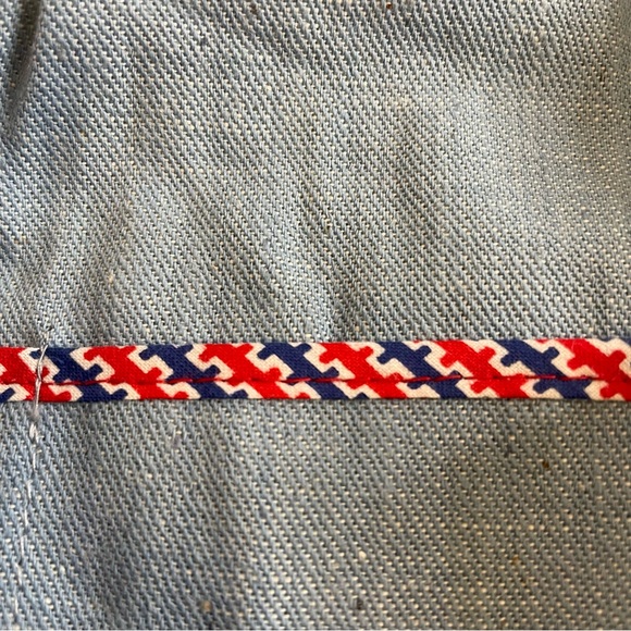 Vintage Jack Dempsey Pan-Handler Apron Oven Mitt Pot Holder Denim Retro Baker - Picture 12 of 17